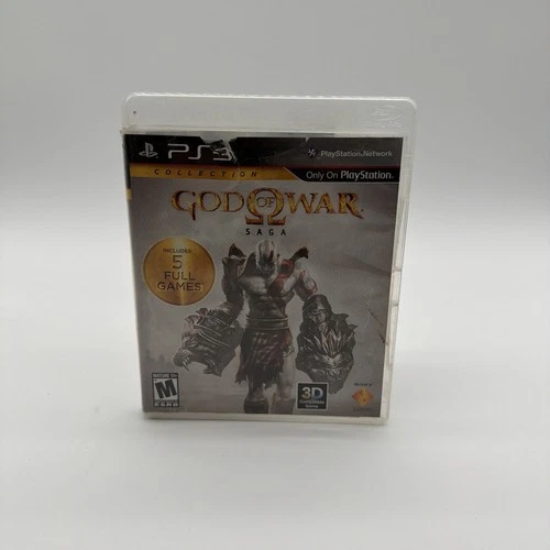 God of War Saga Collection PS3 2012 WITH 2 DISCS