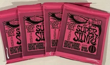 4 X Ernie Ball SUPER SLINKY 2223 Guitar Strings (9-42) Nickel Wound