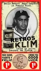EMILIO NAVARRO VINTAGE STYLE ADS ONE CENT NEGRO LEAGUER IN PUERTO RICO  ART CARD