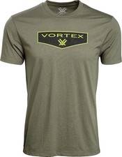 Vortex Optic Shield Short Sleeve T Shirt Military Heather 2XL 220-50-MIH2X