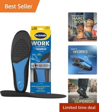 Men's Gel Insoles with Arch Support for All-Day Comfort - 1 Pair, Trim to Fit