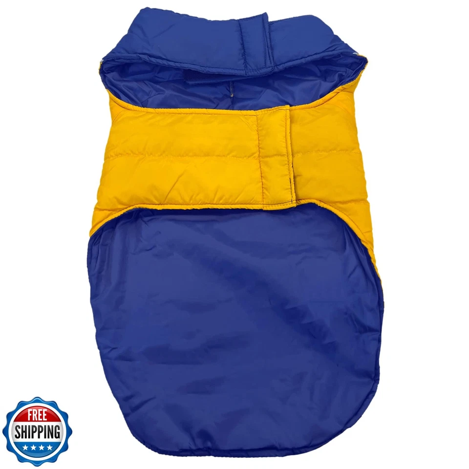 NBA Golden State Warriors Puffer Vest for Dogs and Cats, Size Medium. Warm, C - Image 3 of 4
