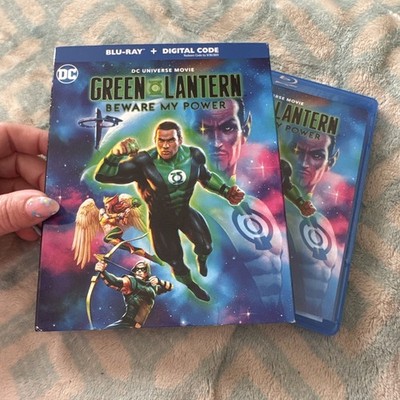 Green Lantern: Beware My Power (Blu-ray, 2022) With Slip Cover! VG** Dc Animated