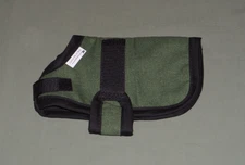 10" Green Newborn Winter Goat Kid Coat, Lamb, Baby Sheep Jacket Fleece Lined