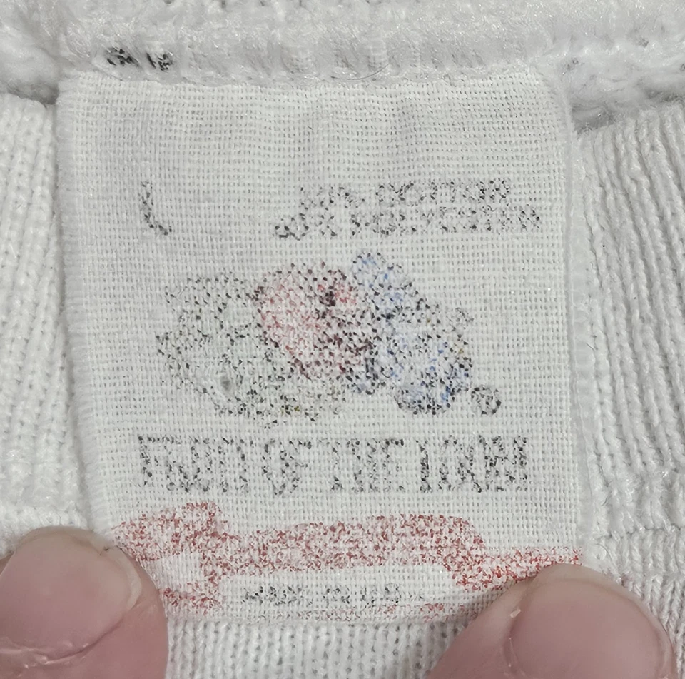 Винтажная женская толстовка 90-х Fruit of the Loom с круглым вырезом размер большой - Изображение 3 из 4