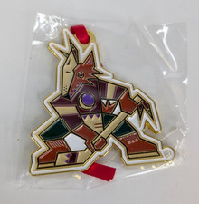 Phoenix Arizona Coyotes Metal Ornament Kachina Logo NHL Hockey Retired