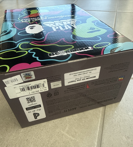 Formule 1 Las Vegas Grand Prix Bape Play Be@rbrick non ouvert - Photo 2/4