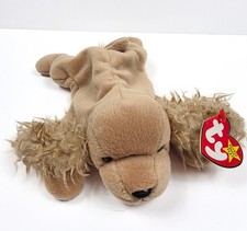TY Beanie Babies 1997 Spunky The Light brown Cocker Spaniel Dog w/Tags Vintage