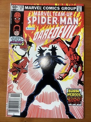 Marvel Team-Up #123 Marvel Team-Up 1982 Newsstand Spider-Man Daredevil 9.4