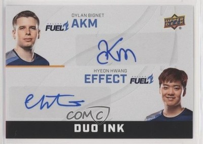 2017-18 Upper Deck Overwatch League Inaugural Set Duo Ink aKm EFFECT Auto m7v