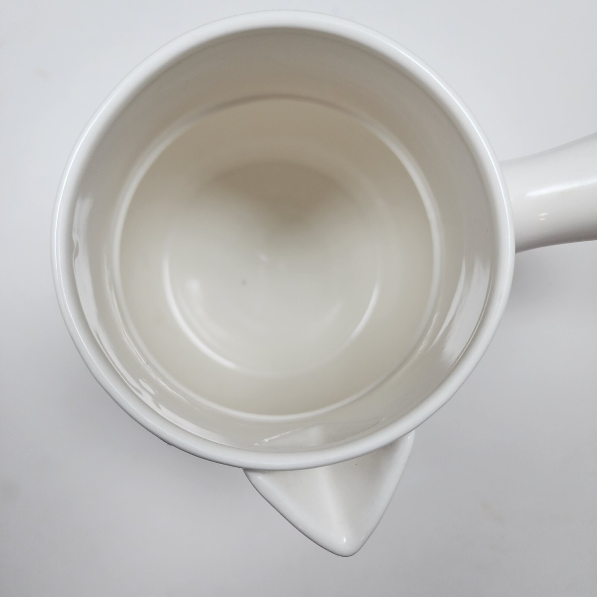 William Sonoma Hot Chocolate Maker Bonjour Ceramic Pot Pitcher