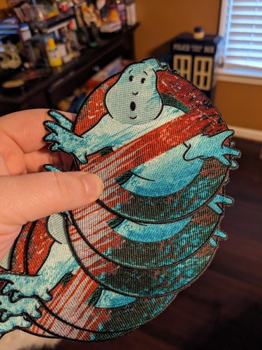 Ghostbusters Frozen Empire Firehouse Logo Patch - Picture 5 of 6