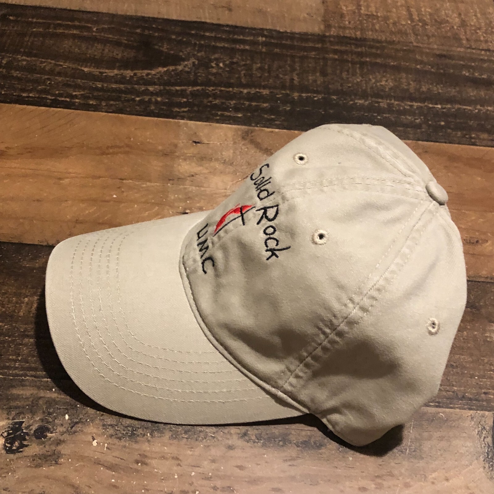 Solid Rock United Methodist Church Hat Strapback … - image 5