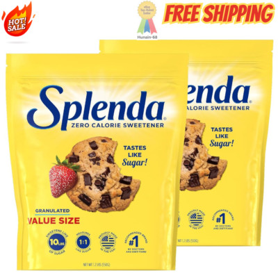 Zero Calorie Sweetener, Granulated Sugar Substitute, Resealable Twin Pac