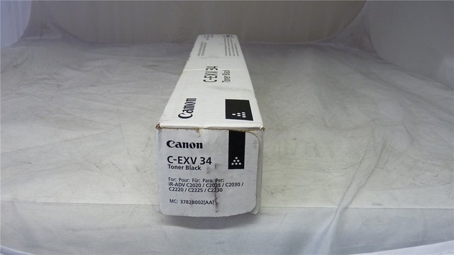 Original Canon 3782B002 CEXV 34 C-EXV 34 Toner schwarz für IR C 2000 in OVP