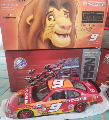 Action 2003 Bill Elliott #9 Lion King Dodge Intrepid NASCAR Die Cast - New!!