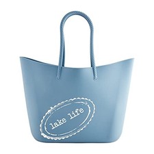 Life, 13" X 18.5" Silicone Lake Tote