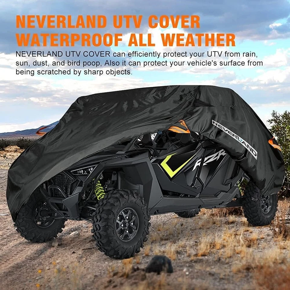 Cubierta de almacenamiento para UTV vehículo utilitario Polaris RZR XP 4 1000 exterior resistente Foto 2 de 4