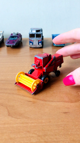 Vintage Matchbox Lesney Claas Combine Harvester diecast car, 65 Lesney model car - Video 1 of 1