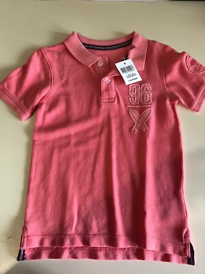 Okaidi Polo Maglietta Maniche Corte Bambino Anni Nuova Con Etichetta 