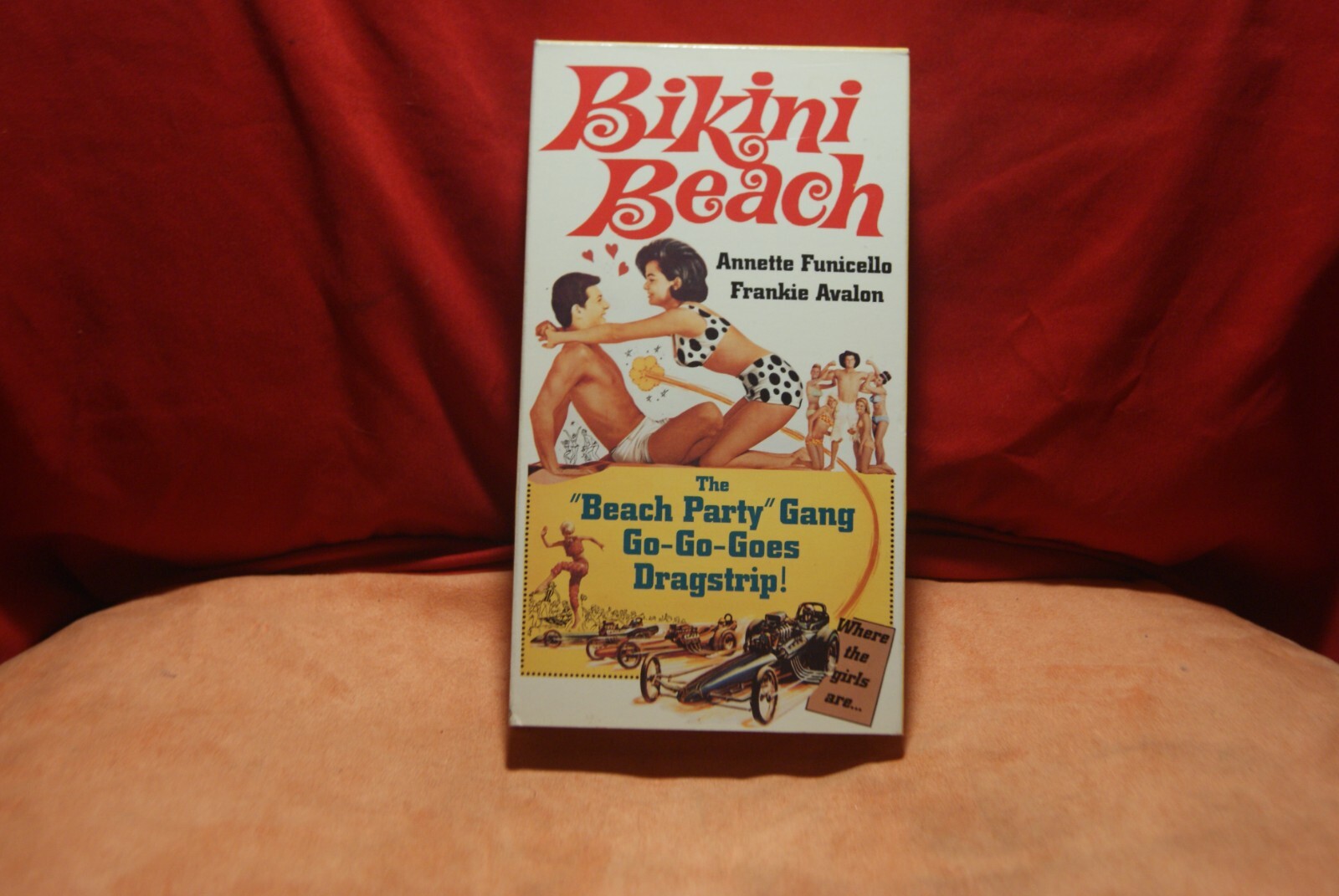 1964 Bikini Beach VHS with Annette Funicello Frankie Avalon Dance Music-image