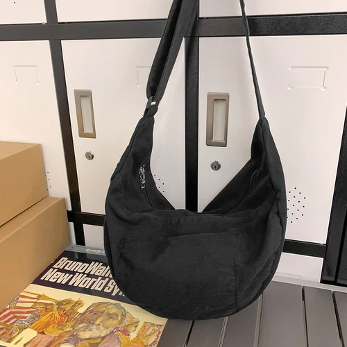 Crossbody Bag Crescent Commute Bag Simple Casual Large Capacity Travel Sling Bag - Picture 6 of 39