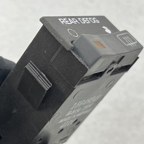 1988-1994 Chevy Blazer Suburban GMC Yukon Rear Defog Switch Defrost 15646349 OEM - Picture 8 of 19