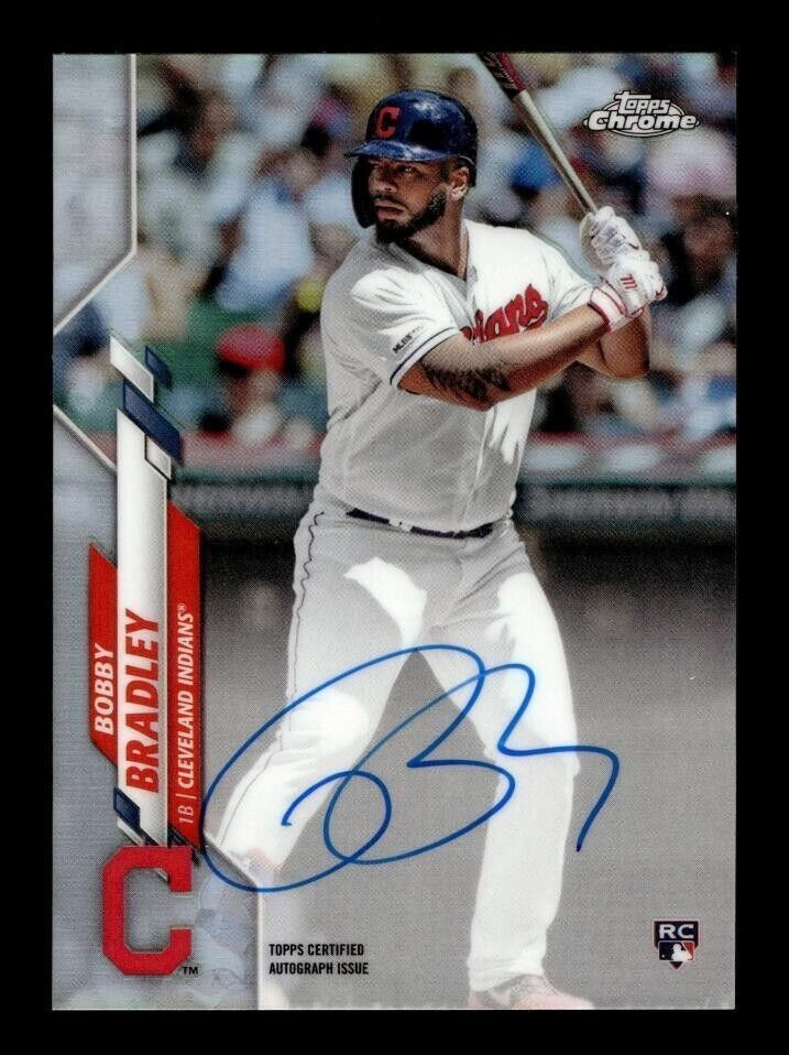 2020 Topps Chrome Rookie Autographs Refractors #RABB Bobby Bradley 071/499