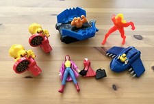 VINTAGE 1995 1996 MARVEL MCDONALDS HAPPY MEAL TOYS LOT OF 6