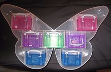 storage boxes crafts jewelry office kitchen butterfly