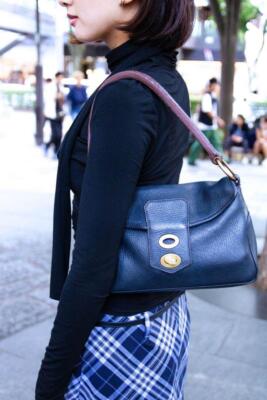 MIU MIU Archive Turn Lock One Shoulder Bag Black Leather W MIU MIU Archive Turn Lock One Shoulder Bag Black Leather W