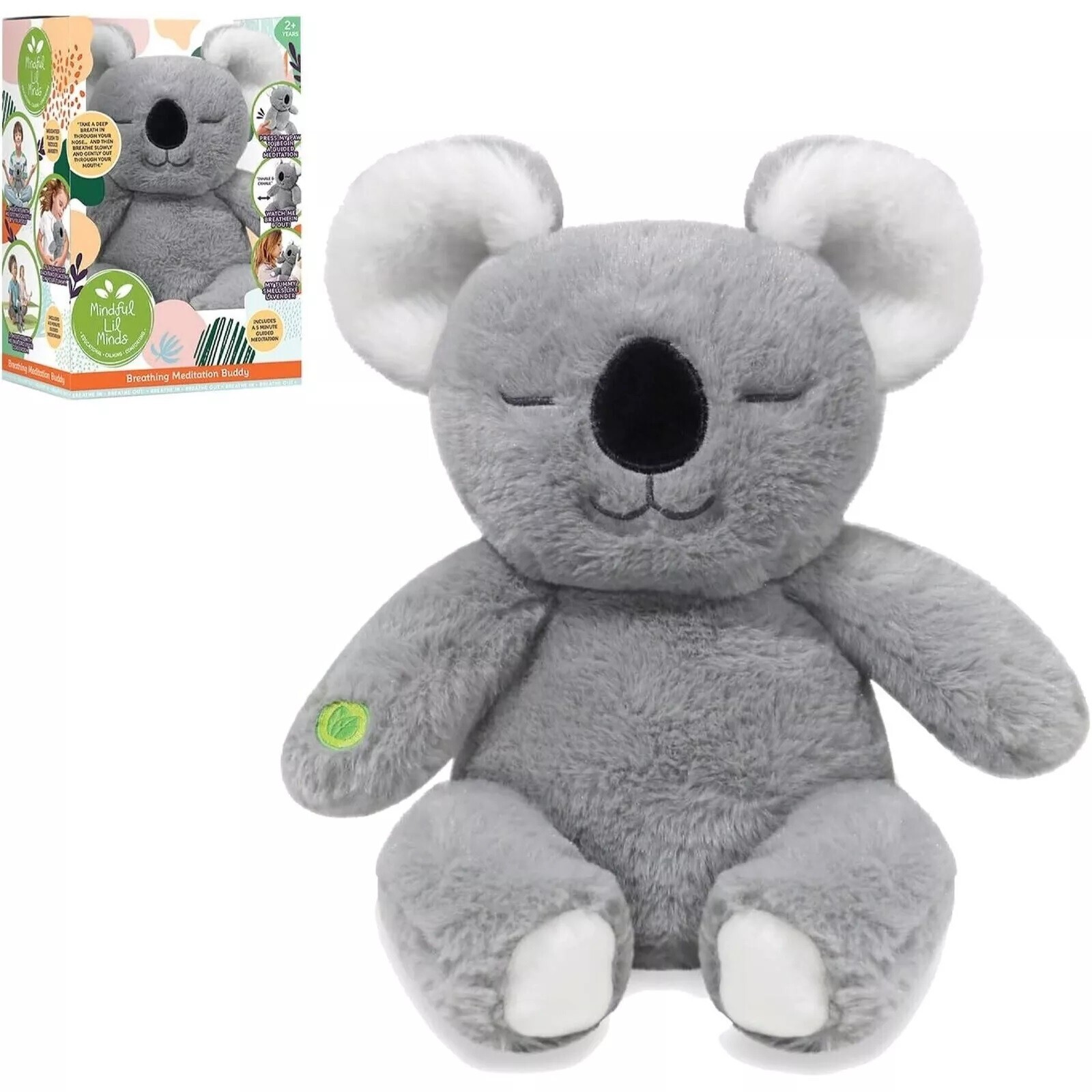 Meditation Buddy Cuddly Anxiety Reducing Toy - Mindful Lil Minds Koala Breathing