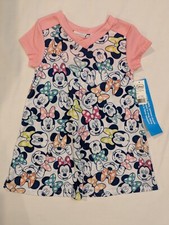 NEW Disney Collection Toddler Girls Minnie Mouse Nightgown SIZE 2