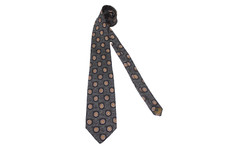 1660 ) ROBERT TALBOTT MEN'S TIE 100% SILK MADE IN USA