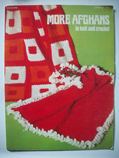 70's MORE afghans knitting crochet pattern