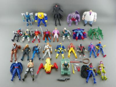 Vintage 1990s Toy Biz Marvel Uncanny X-Men Gambit Spider-Man