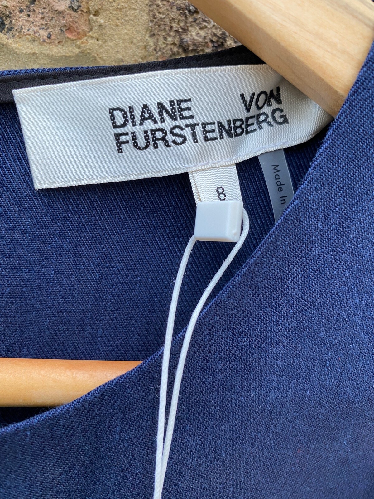 BNWT Diane von Furstenberg DVF Navy Ruffle Dress - Size UK 12 - RRP £299 image 5