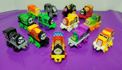 Thomas The Train & Friends Lot 13 Mini Marvel DC Comic Superheros Villains