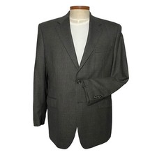 Lauren Ralph Lauren Men Blazer Coat 2 Button Check Pattern Jacket Sport Wool 44R
