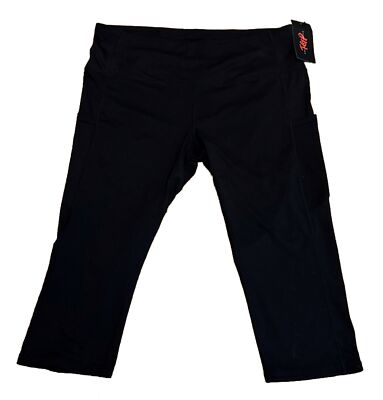 The Gym People Women’s Leggings Joggers Black Size XXL With Pockets