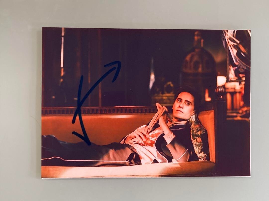 ジャレッド・レト直筆サイン入り2Lサイズ写真…Jared Leto…モービウス… 2L size photo signed by Jared Leto Morbius 5 x 7 inch | eBay