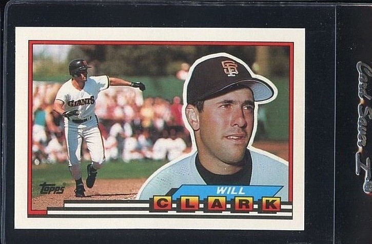 1989 TOPPS BIG BASEBALL #146 WILL CLARK SAN FRANCISCO GIANTS