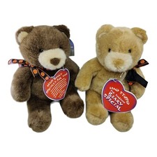 2 Build A Bear Halloween Bows Brown Cream READ 