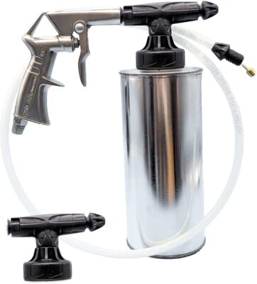 BLYSK K200 Undercoating Spray Gun Kit   1L Metal Canister, 39.4'' Flexible Wand H