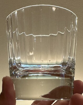 Vintage Rocks Double Cocktail Glass Vertical Facets 10 Oz. Weighted Beautiful