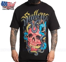 Sullen Art Collective Red Skull Standard Fit SCM6470 Short Sleeve Men`s T-shirt