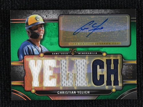 2024 Topps Triple Threads - Christian Yelich #TTAR-CY4