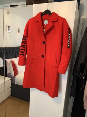 red coat jacket