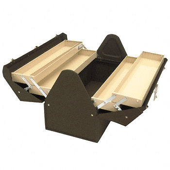 CRL 1022 22" Freischwinger Werkzeugkoffer braun - Bild 2 von 2