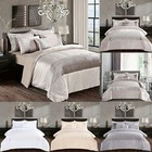 3 Piece Luxury Crushed Velvet Duvet Cover/Quilt Cover Bedding Set Double King SK